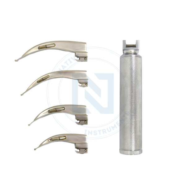 Mc Intosh Conventional Laryngoscope Set (With Medium Handle)